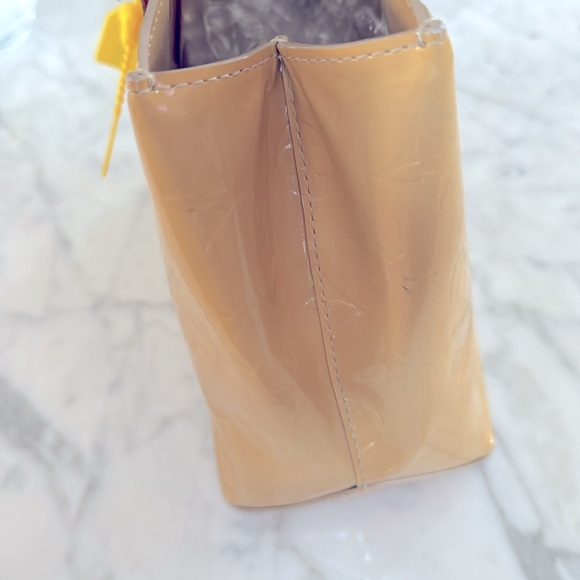 LV Vernis Handbag mini tote beige leather monogram (rubs and a few marks inside) - Picture 6 of 7